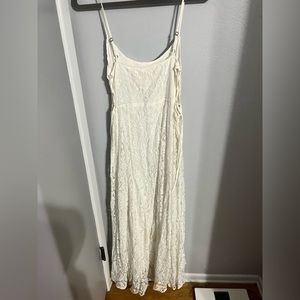 Hollister Small White Lace Maxi Dress